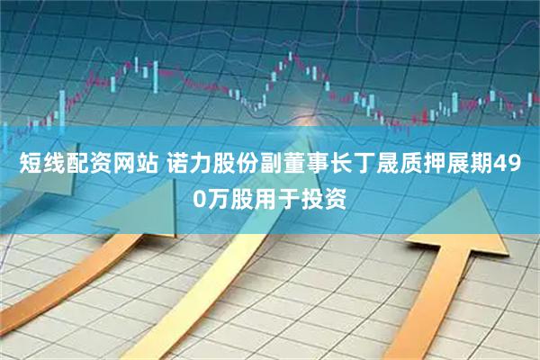 短线配资网站 诺力股份副董事长丁晟质押展期490万股用于投资